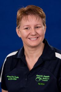 Nessa is a Reception Team member with the Green Apple since 2009